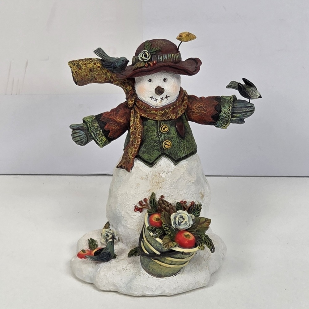 Snowy Day Friends Lisa Blowers Snowman First Edition 2000 #1 - Picture 1 of 7